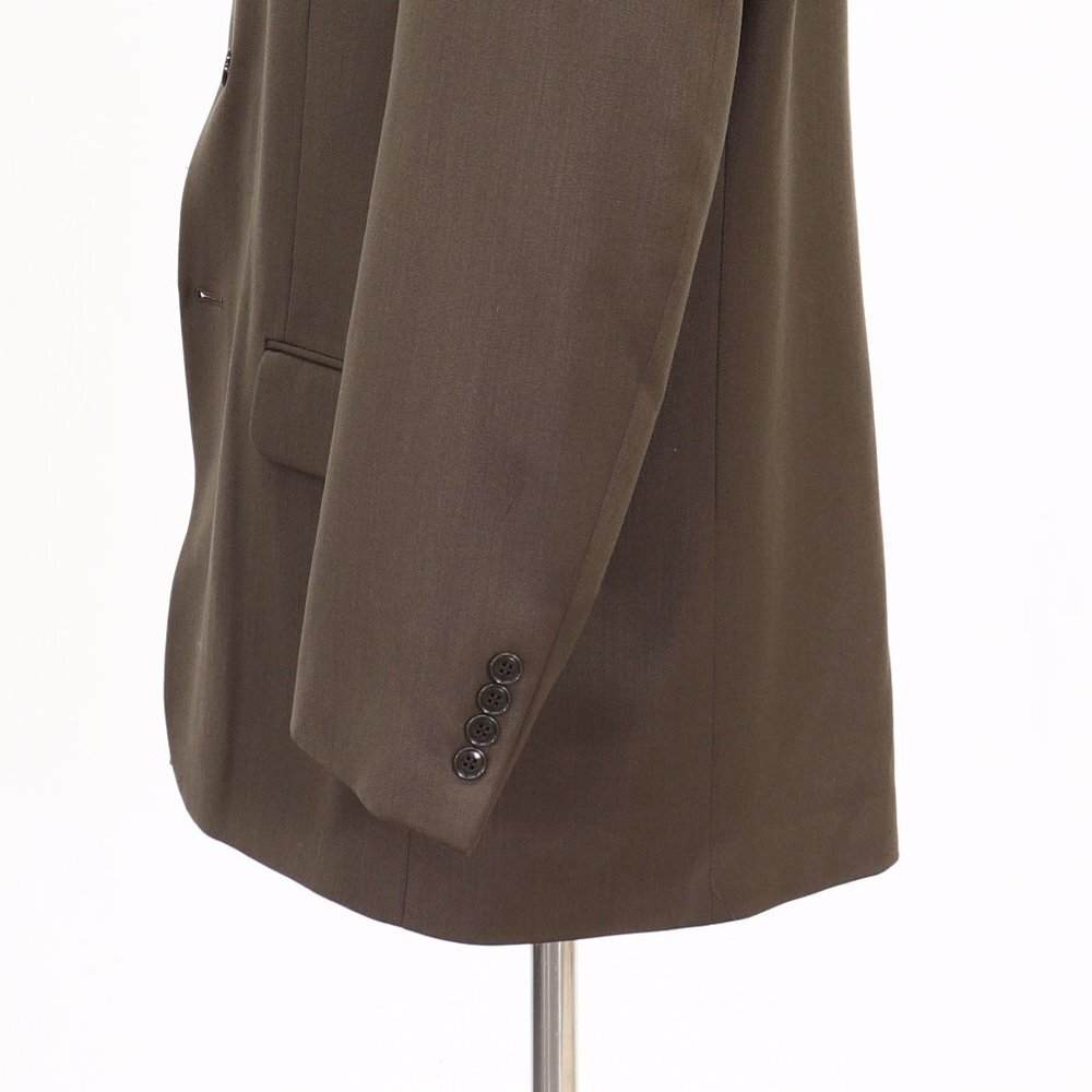 Albert Nipon 44r Brown Solid 3-Button Sport Coat … - image 6